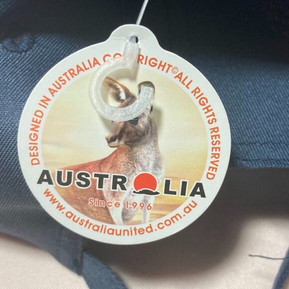 Australia Hat Navy Blue Embroidered Cap Flag Hat Adjustable NEW w/ Tag - Picture 8 of 9
